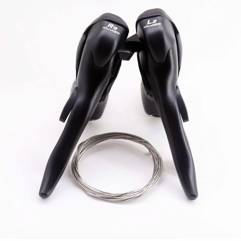 Agleam Micronew STI Road Bike Shifters Double 2Ã—9 Speed Lever Brake Bicycle Derailleur Groupset Compatible for Shimano Sora 9 Speed - Image 4
